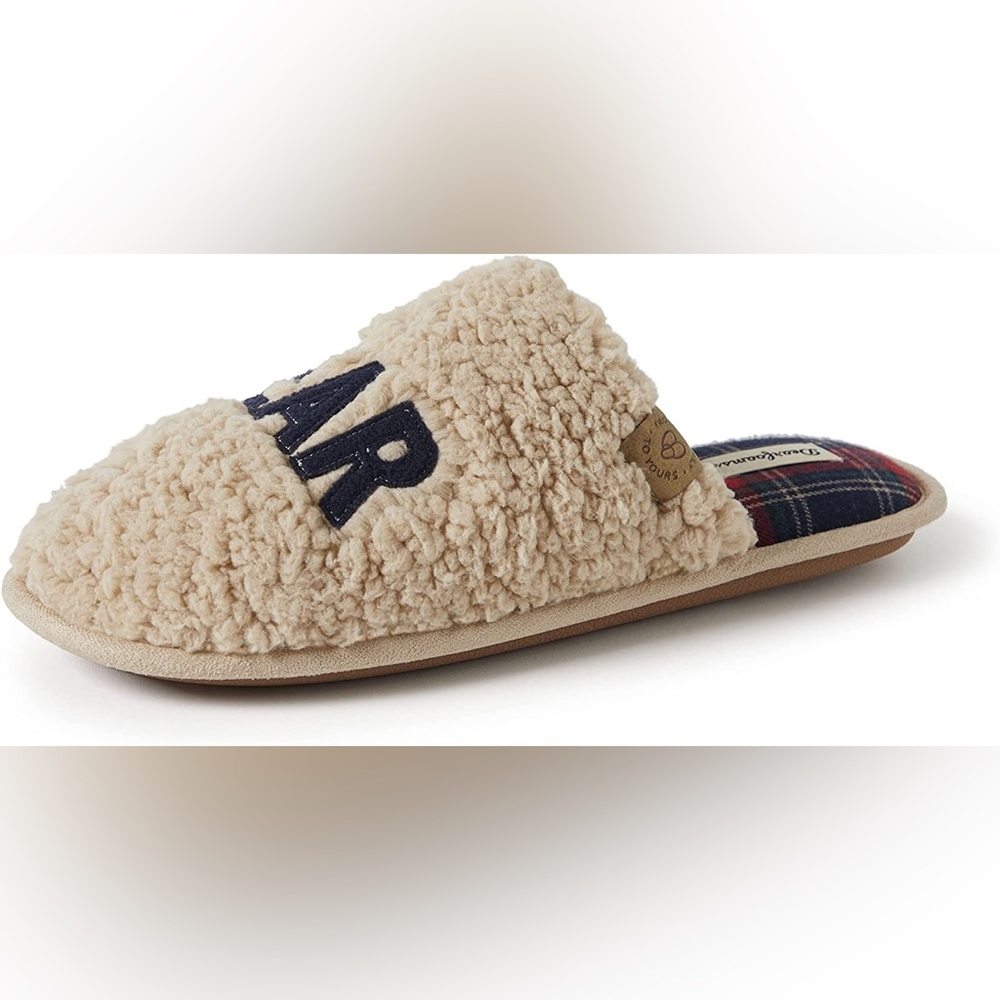 Dearfoams Men's Papa Bear Scuff Slipper